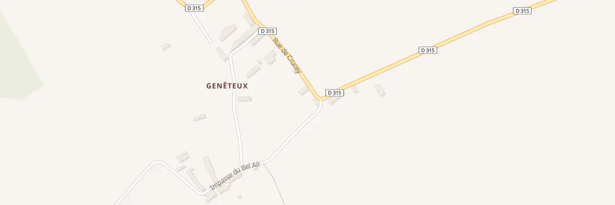 Plan du 12 Rue de Crucey aux Châtelets