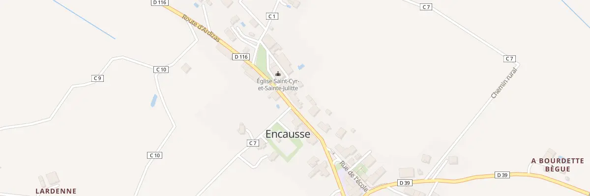 Plan du 226 Rte d’Ardizas à Encausse