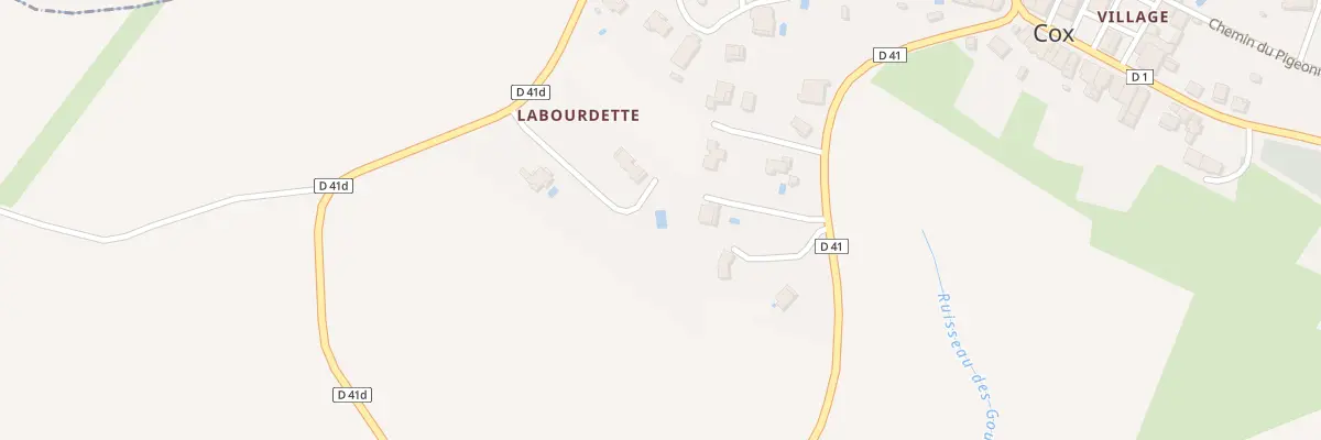 Plan du 179 Labourdette à Cox