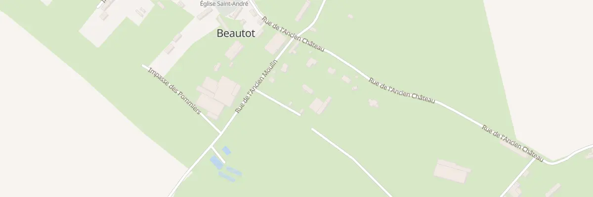 Plan du 7007 Le Bourg à Beautot