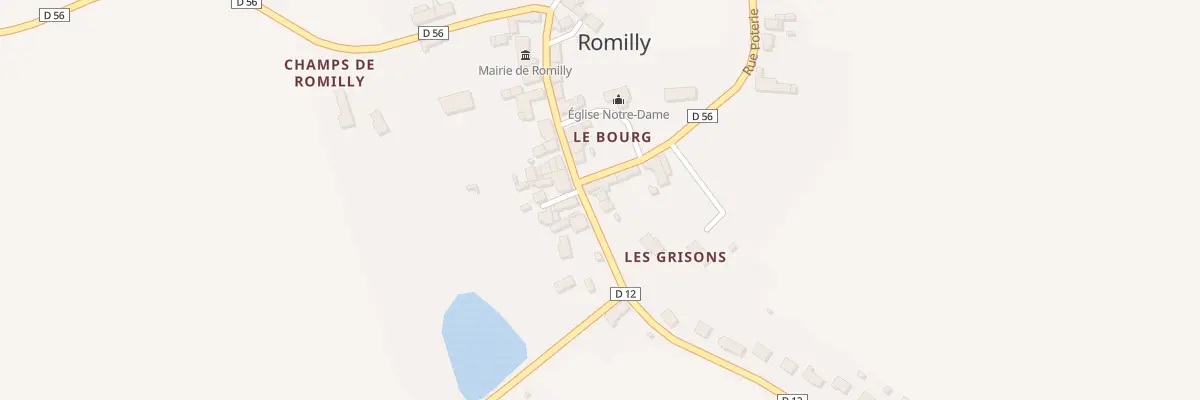 Plan du 5 Rue du Commerce à Romilly