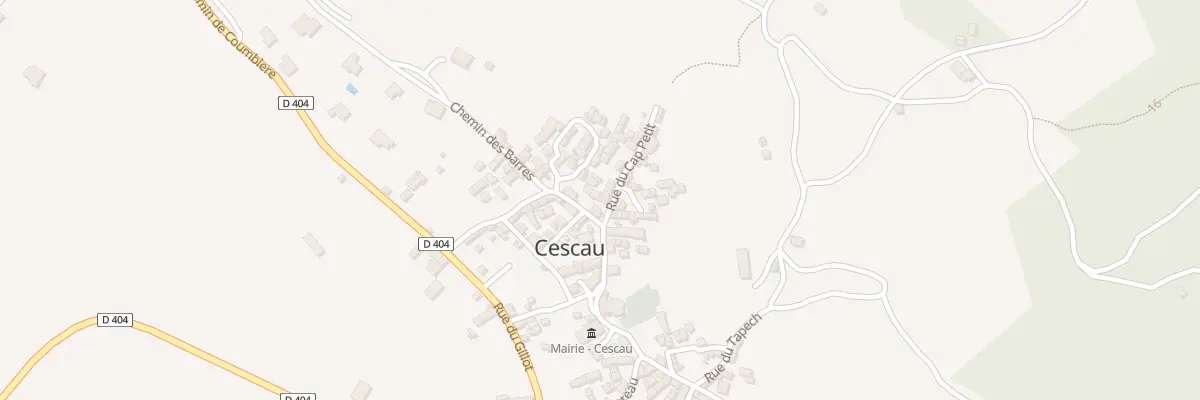 Plan du 1 Rue du Cap Petit à Cescau