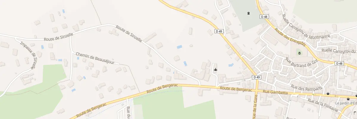 Plan du 5003 Rte de Sinzelle à Saint-Cyprien