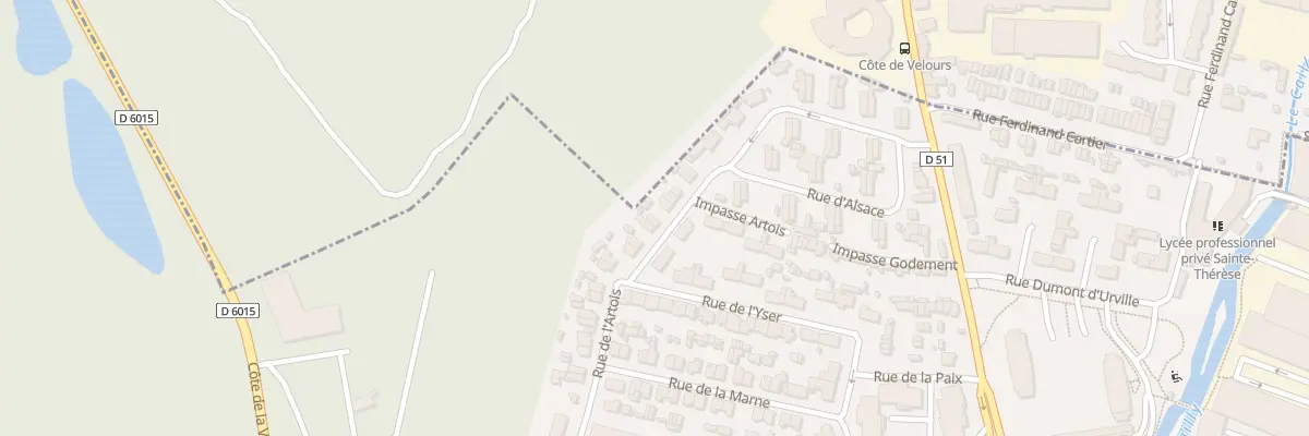 Plan du 29 Rue de l’Artois à Maromme