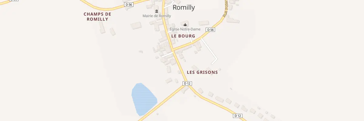 Plan du 3 Rue du Commerce à Romilly