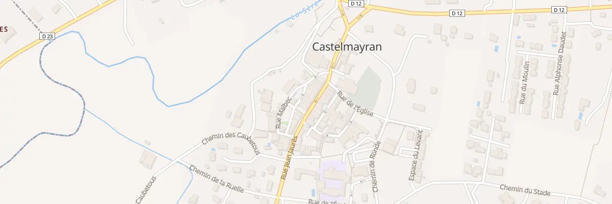 Plan du 16 Rue Jean Jaurès à Castelmayran