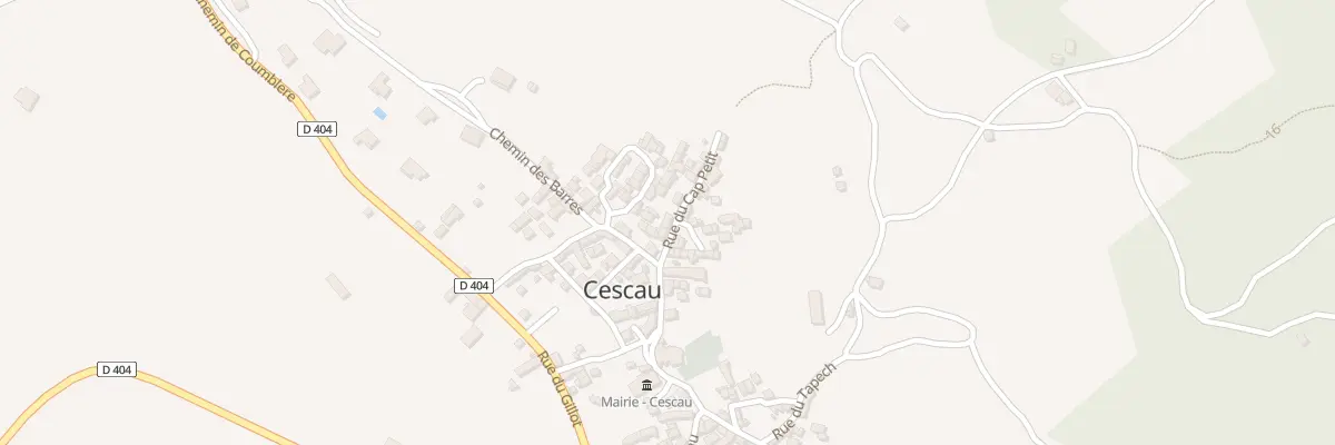 Plan du 32 Village à Cescau