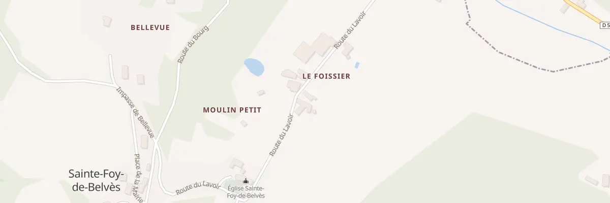 Plan du 23 Le Bourg à Sainte-Foy-de-Belvès