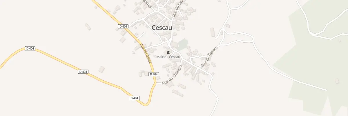 Plan du 70 Village à Cescau