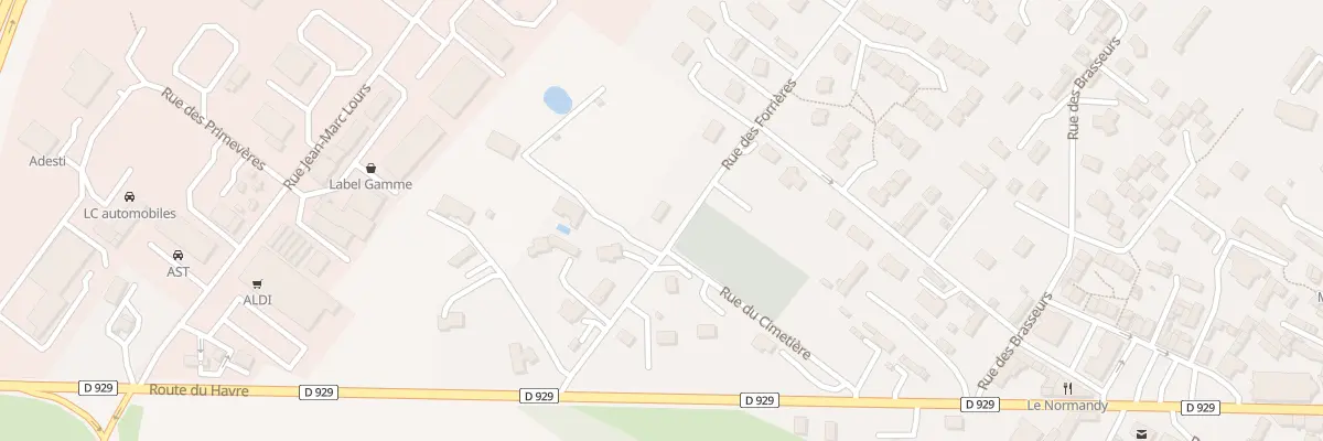 Plan du 1 Rue des Forrières à Tôtes