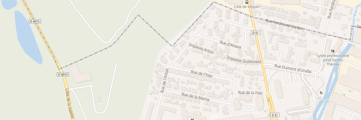 Plan du 2 Rue de l’Artois à Maromme