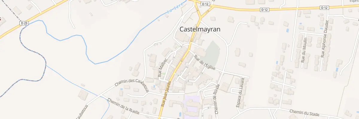 Plan du 1 Rue des Jardins à Castelmayran