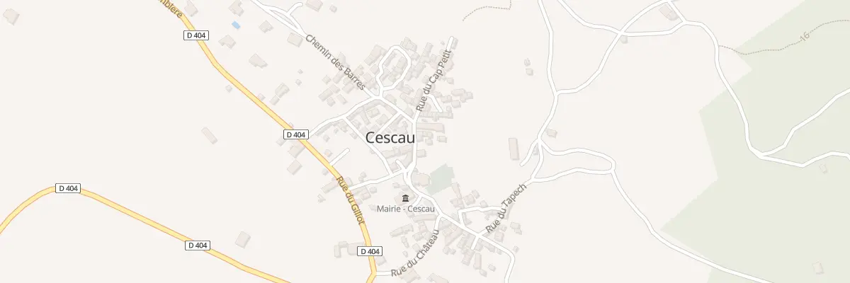 Plan du 88 Village à Cescau