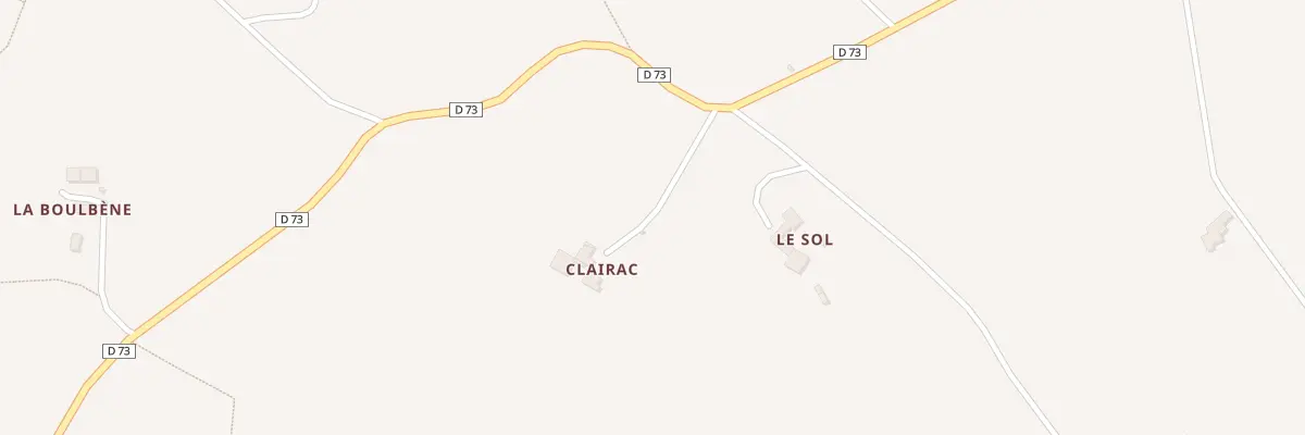 Plan du 5153 Clairac à Touffailles
