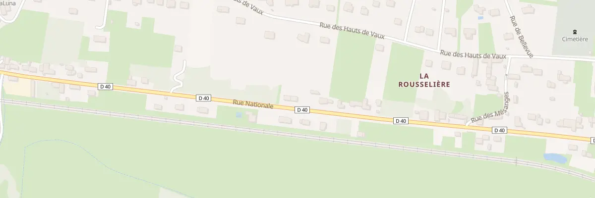 Plan du 52 Rue Nationale à Civray-de-Touraine