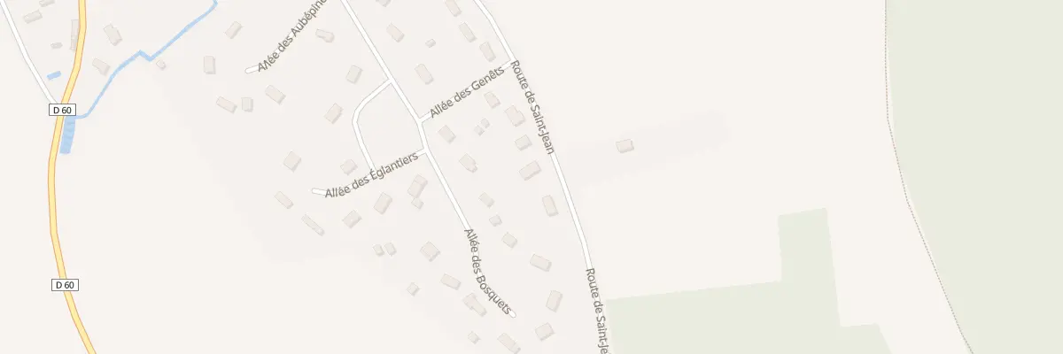 Plan du 54 Rte de St Jean à Caugé