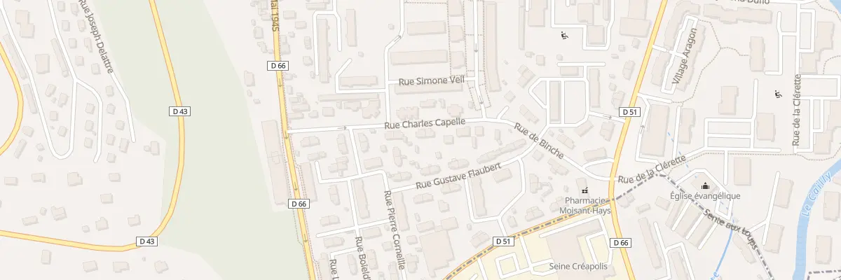 Plan du 5 Rue Charles Capelle à Maromme