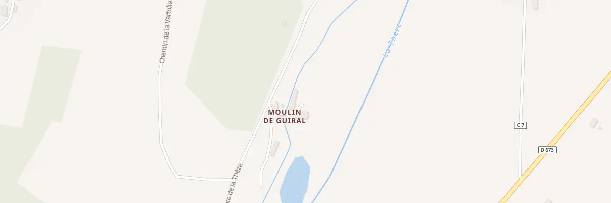 Plan du 6911F Moulin de Guiral à Saint-Martin-le-Redon
