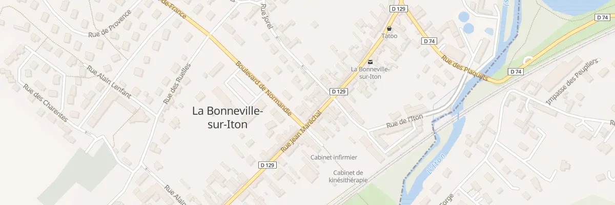 Plan du 58 Rue Jean Maréchal à La Bonneville-sur-Iton