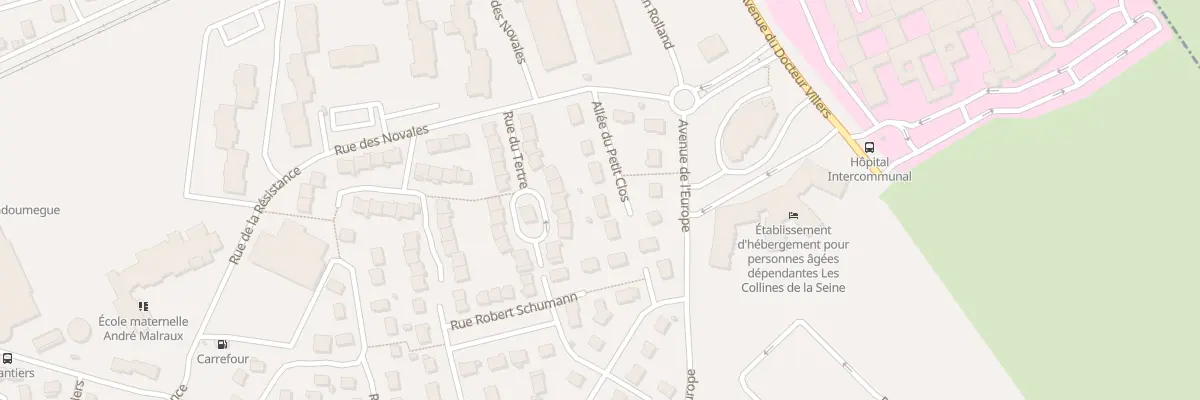 Plan du 8 All du Petit Clos à Saint-Aubin-lès-Elbeuf