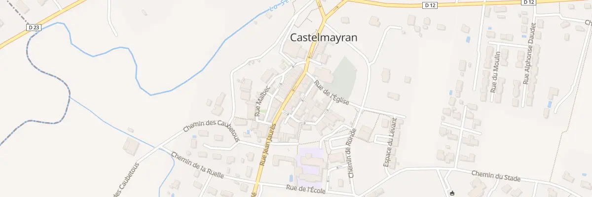 Plan du 12 Rue du Four à Castelmayran