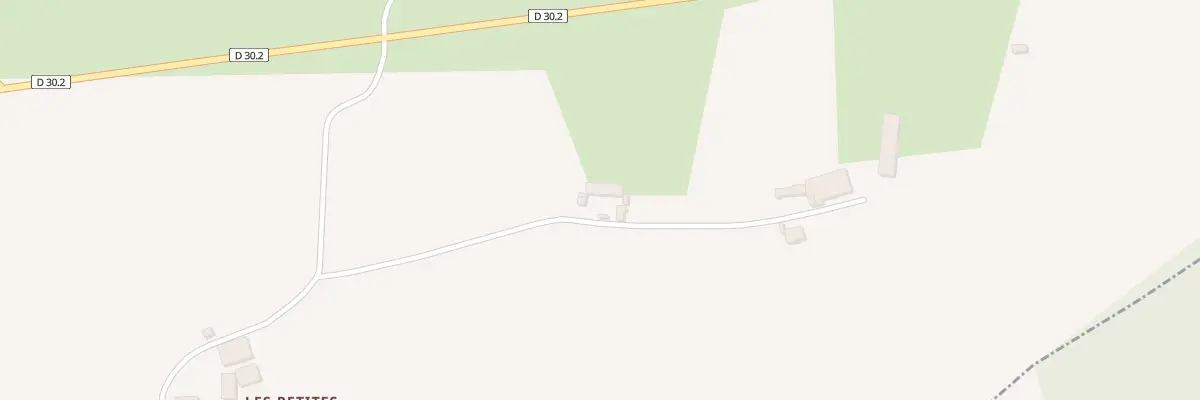 Plan du 1 Petites Hautes Bourgeres à Saintigny