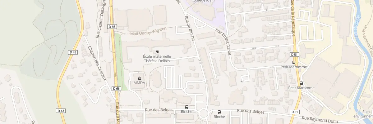 Plan du 29 Rue de Binche à Maromme