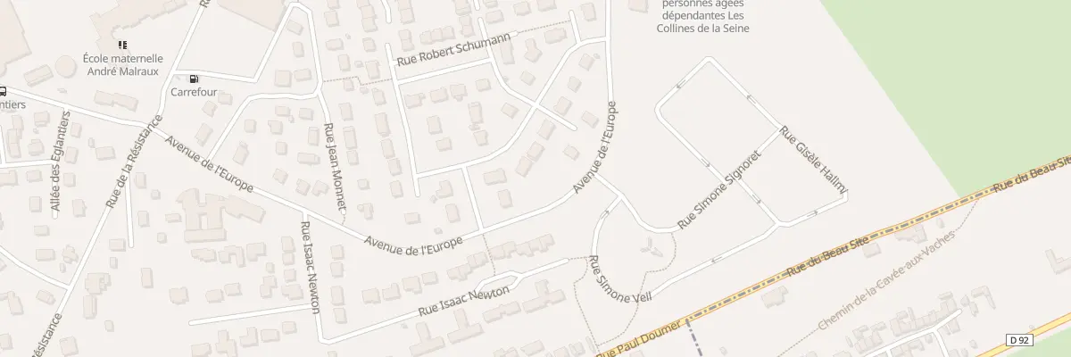 Plan du 6 Rue Robert Schumann à Saint-Aubin-lès-Elbeuf