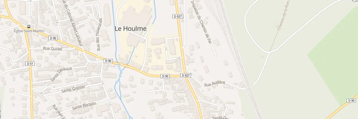 Plan du 157 Rue du Gen de Gaulle au Houlme