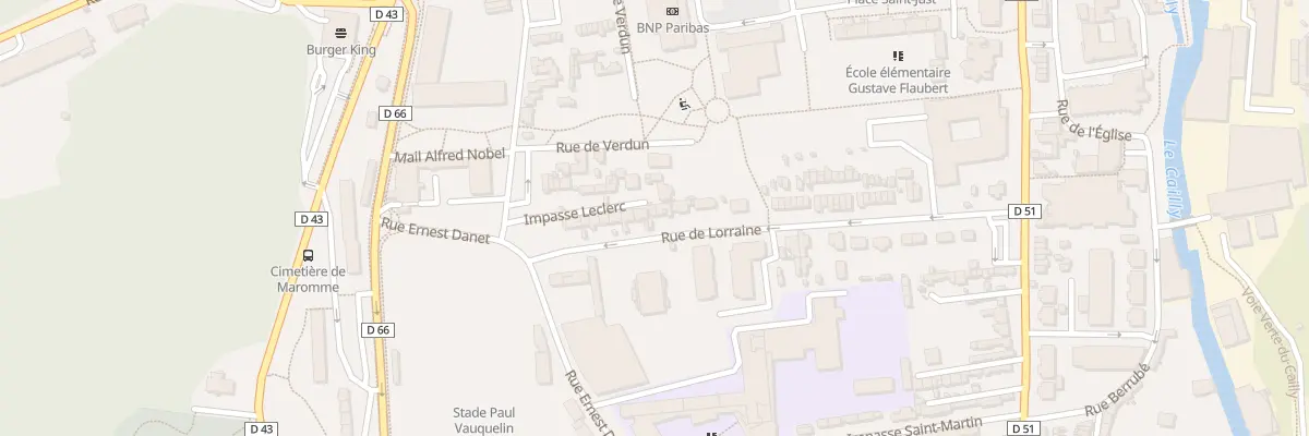 Plan du 52 Rue de Lorraine à Maromme