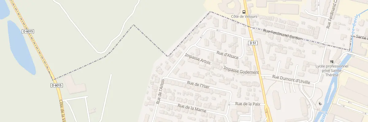 Plan du 4 Rue de l’Artois à Maromme