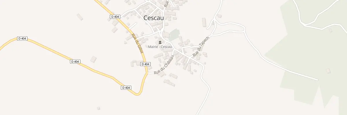 Plan du 80 Village à Cescau