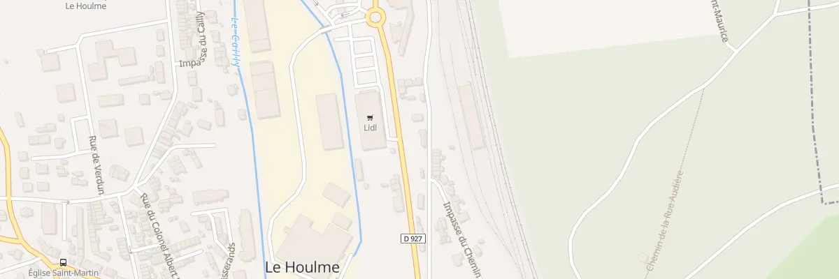Plan du 3 Rue de la Gare au Houlme