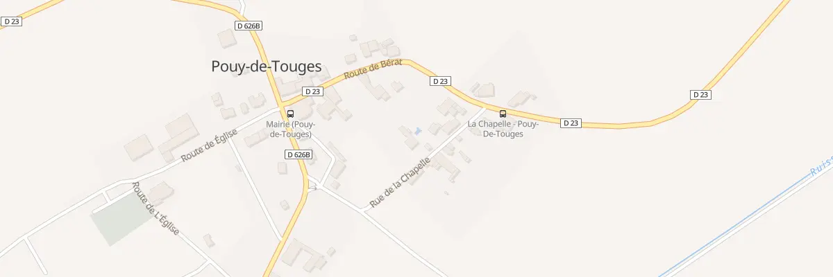 Plan du 12 Le Village à Pouy-de-Touges