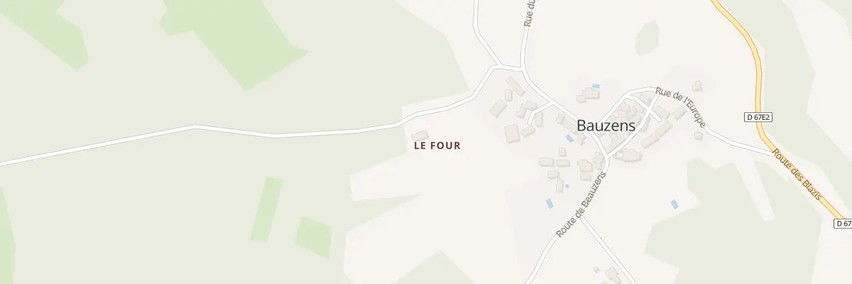 Plan du 165 Imp du Four à Ajat