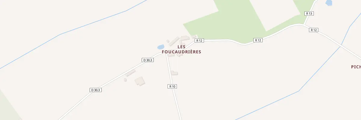 Plan du 6 Les Foucaudieres à Luigny