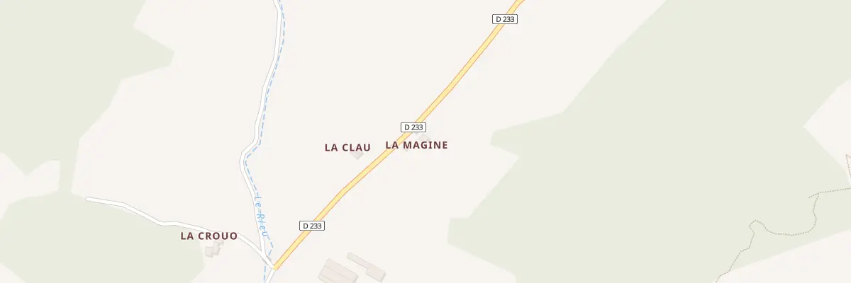 Plan du 18 La Magine à Cazavet