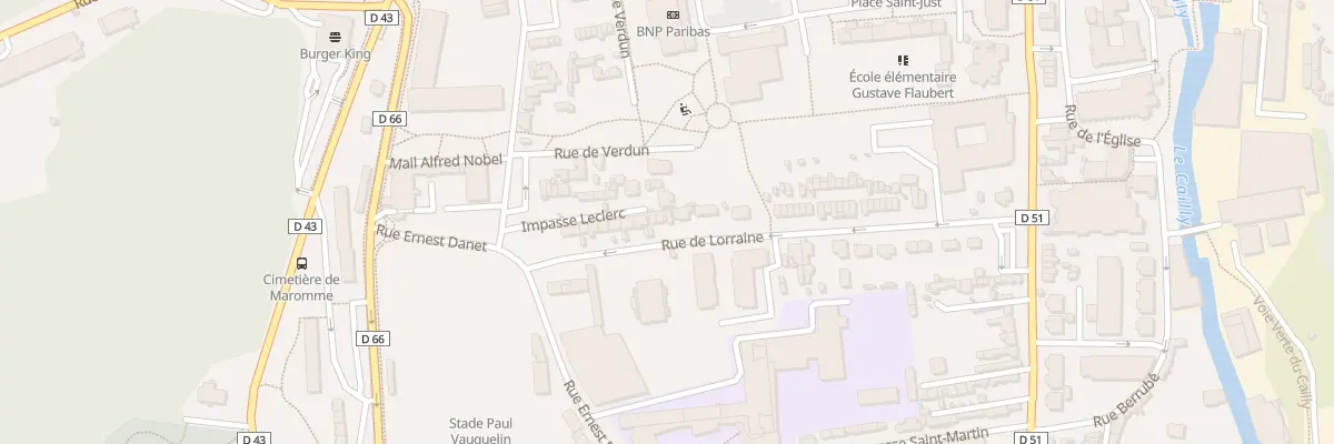 Plan du 50 Rue de Lorraine à Maromme