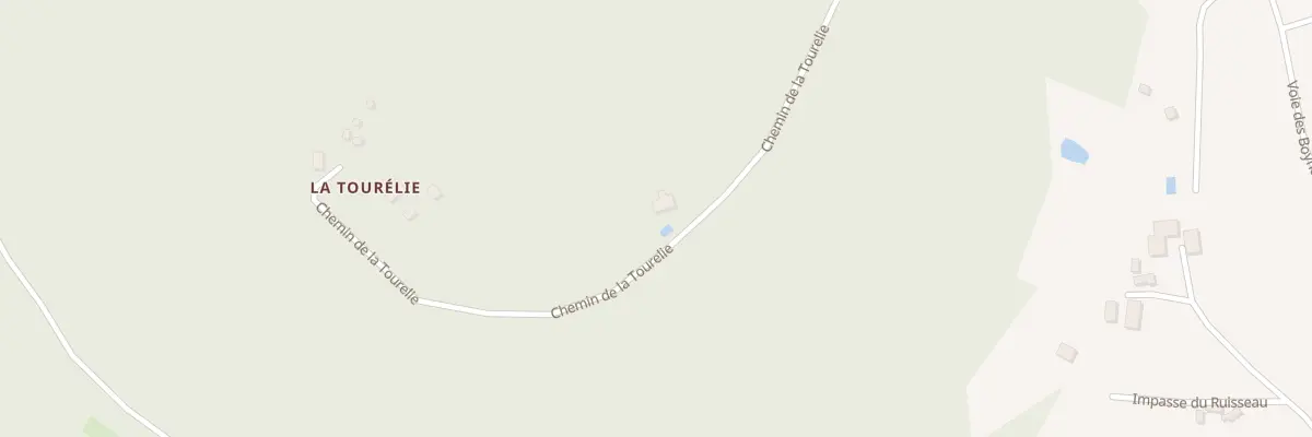 Plan du 642 Che de la Tourelie à Tursac