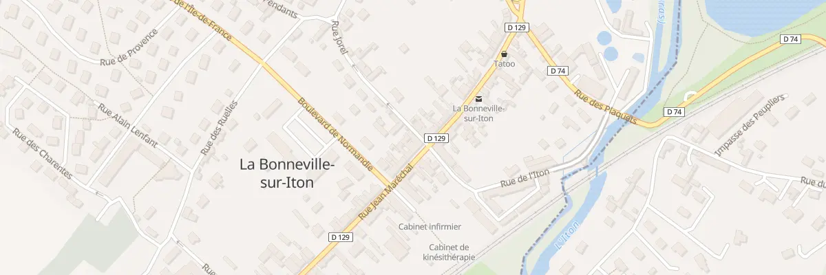 Plan du 2 Rue Jorel à La Bonneville-sur-Iton
