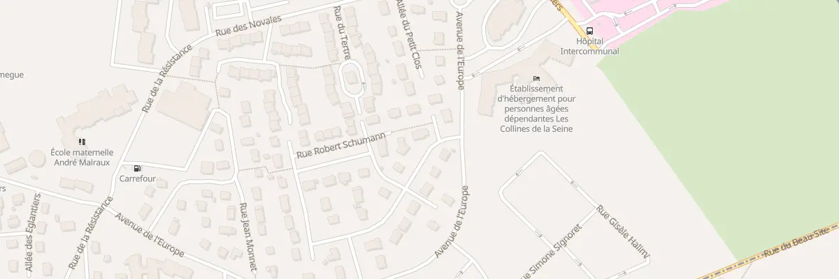 Plan du 28 Rue Robert Schumann à Saint-Aubin-lès-Elbeuf