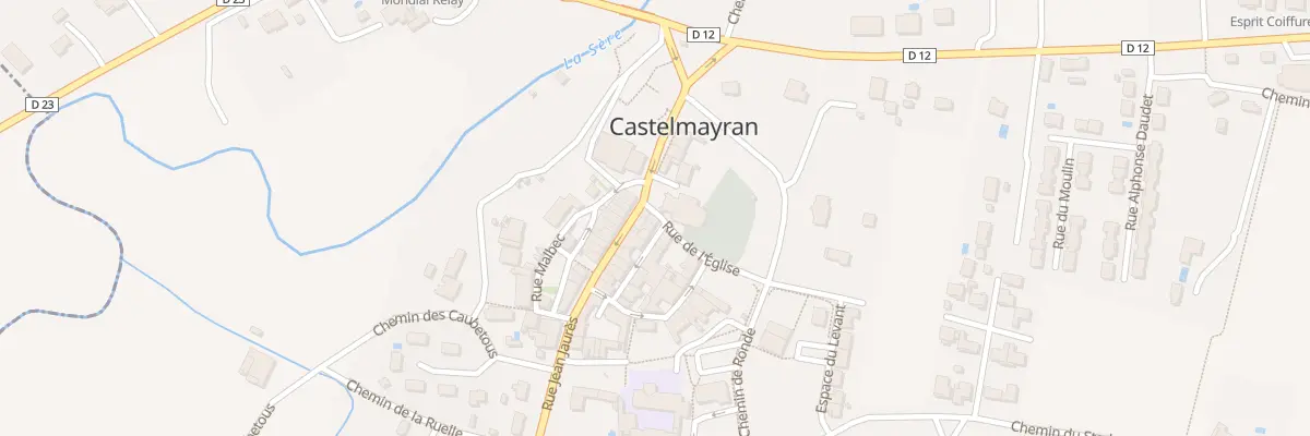 Plan du 2 Rue de l’Eglise à Castelmayran