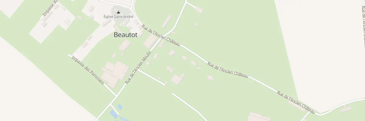 Plan du 7005 Le Bourg à Beautot