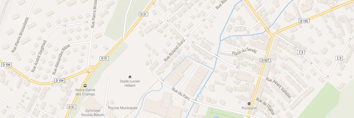 Plan du 21 Rue Roland Duru à Malaunay