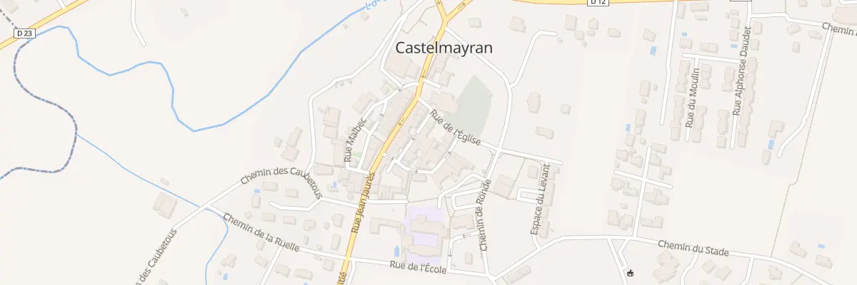 Plan du 1 Rue du Four à Castelmayran