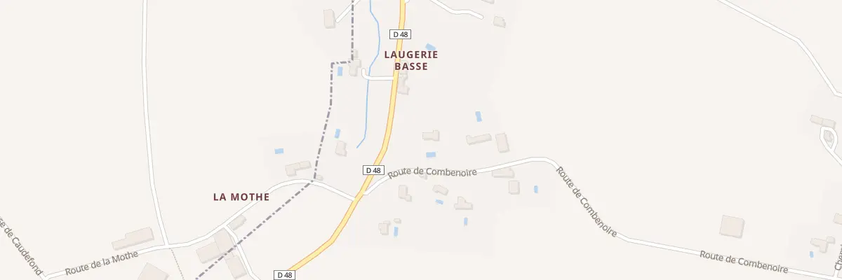 Plan du 119 Rte de Combenoire à Berbiguières