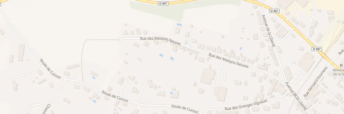 Plan du 35 Rue des Maisons Neuves à Bellac