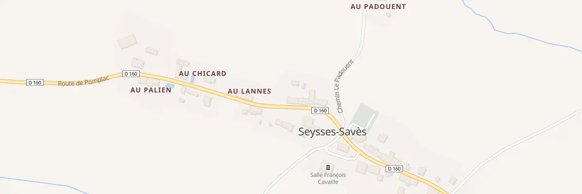 Plan du 5039 Au Village à Seysses-Savès