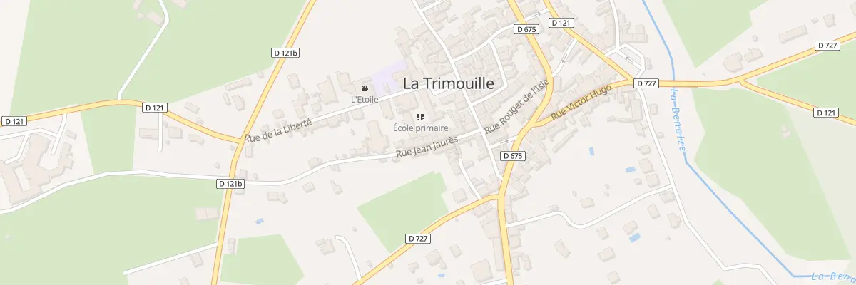 Plan du 12 Rue Jean Jaurès à La Trimouille
