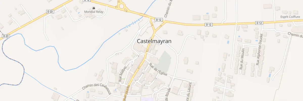 Plan du 5 Rue Jean Jaurès à Castelmayran